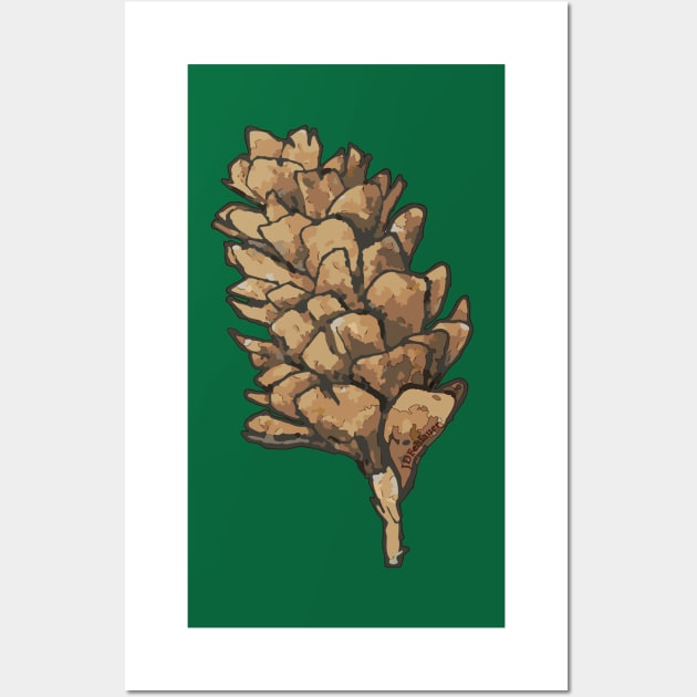 Alaska White Spruce Pinecone Wall Art by JDFehlauer